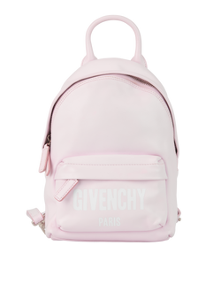 Mini Backpack, Leather, Pink, EXD0167, DB, 3*